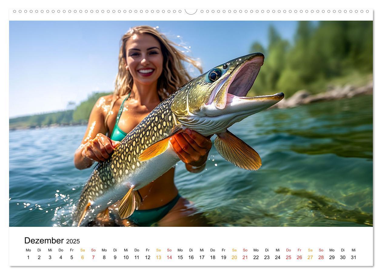 Bild: 9783457211267 | Hecht und Karpfen (hochwertiger Premium Wandkalender 2025 DIN A2...