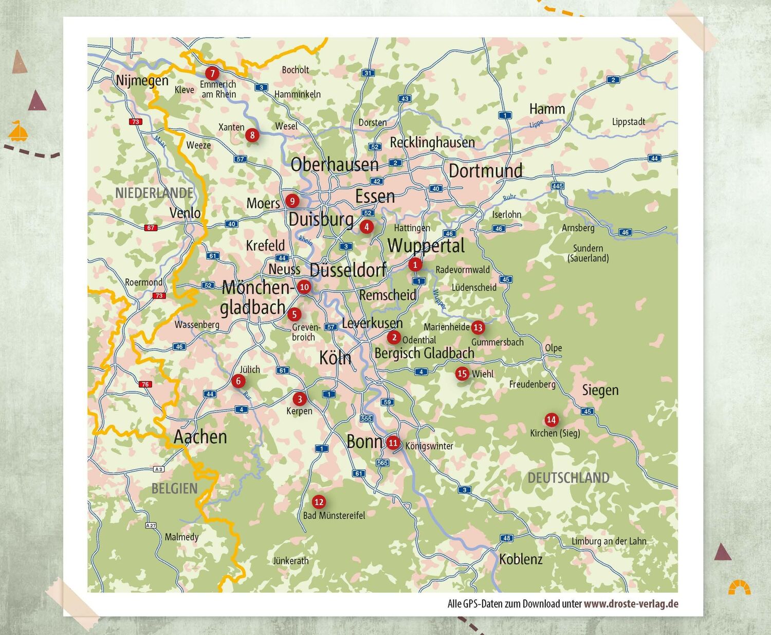 Bild: 9783770022588 | Rheinland - Pilgerwege. Radeln für die Seele | Wohlfühltouren | Buch