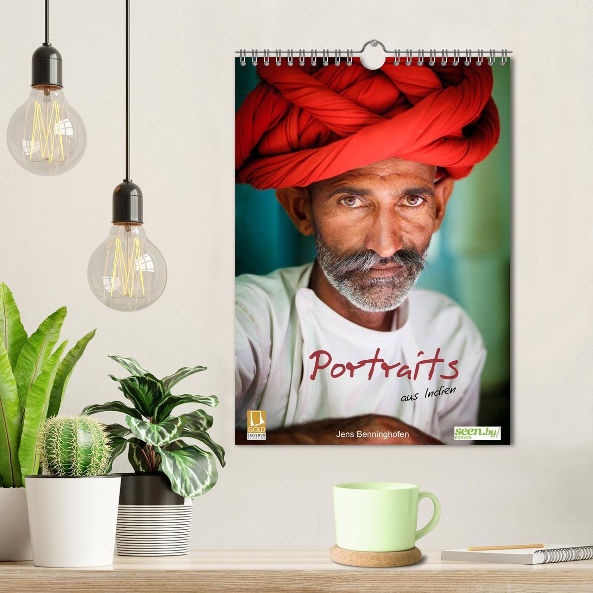 Bild: 9783457085264 | Portraits aus Indien (Wandkalender 2025 DIN A4 hoch), CALVENDO...