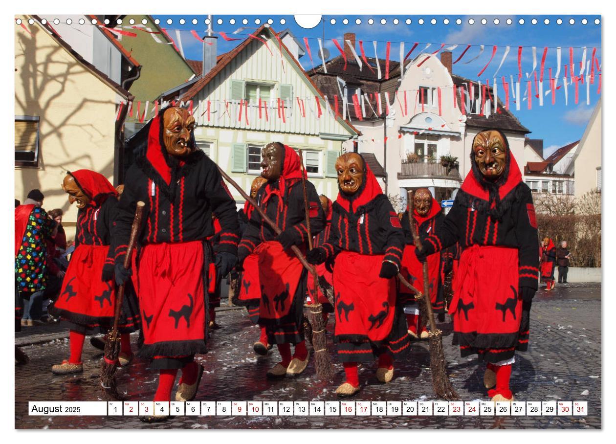 Bild: 9783435259632 | Fasnet in Oberschwaben und auf der Alb (Wandkalender 2025 DIN A3...