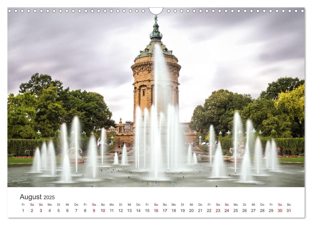 Bild: 9783457172094 | Der Mannheimer Wasserturm (Wandkalender 2025 DIN A3 quer), CALVENDO...