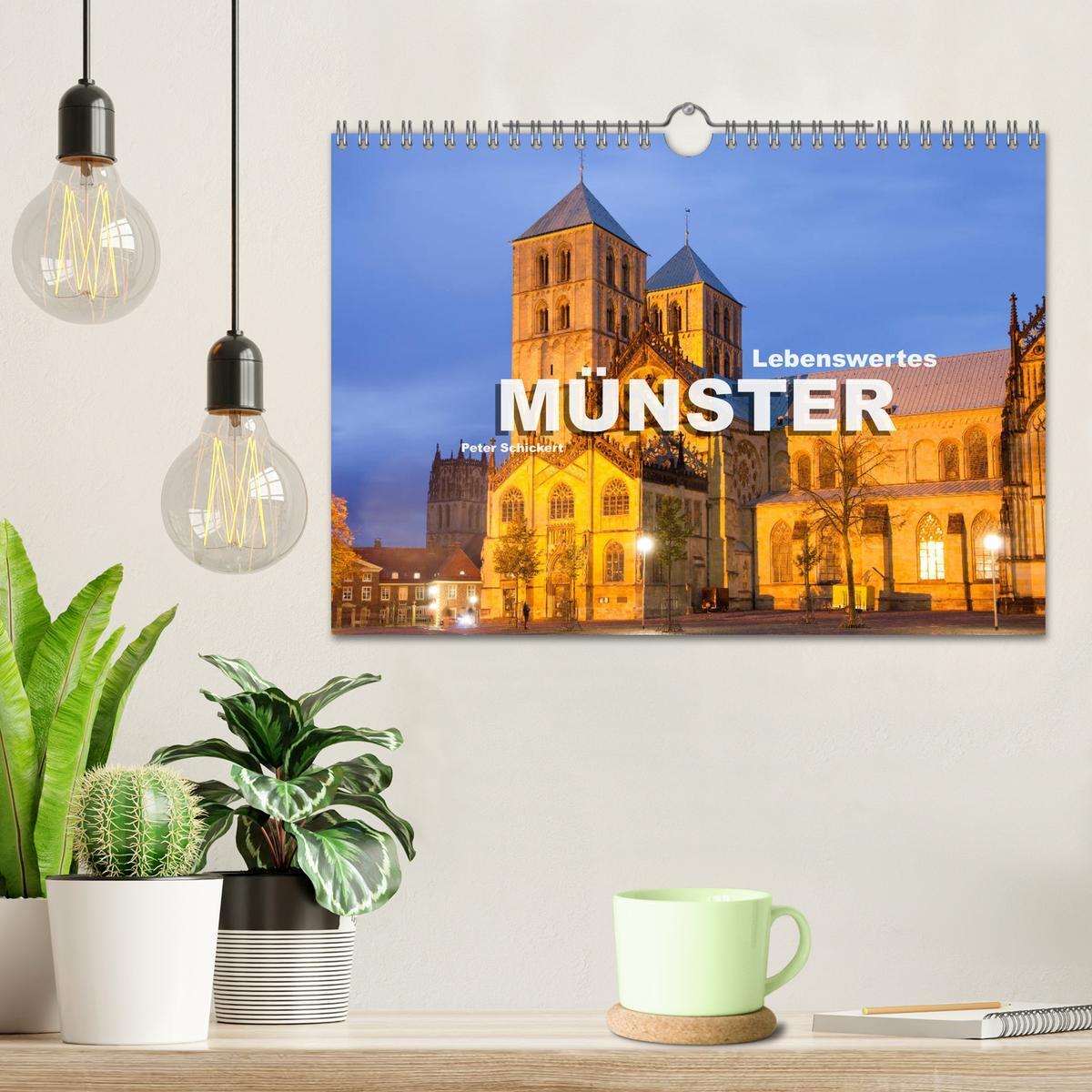 Bild: 9783435261000 | Lebenswertes Münster (Wandkalender 2025 DIN A4 quer), CALVENDO...