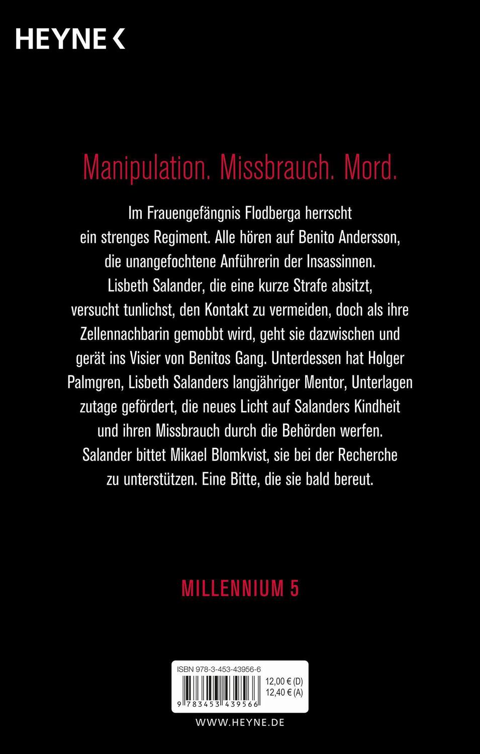 Bild: 9783453439566 | Verfolgung | Roman | David Lagercrantz | Taschenbuch | Deutsch | 2018