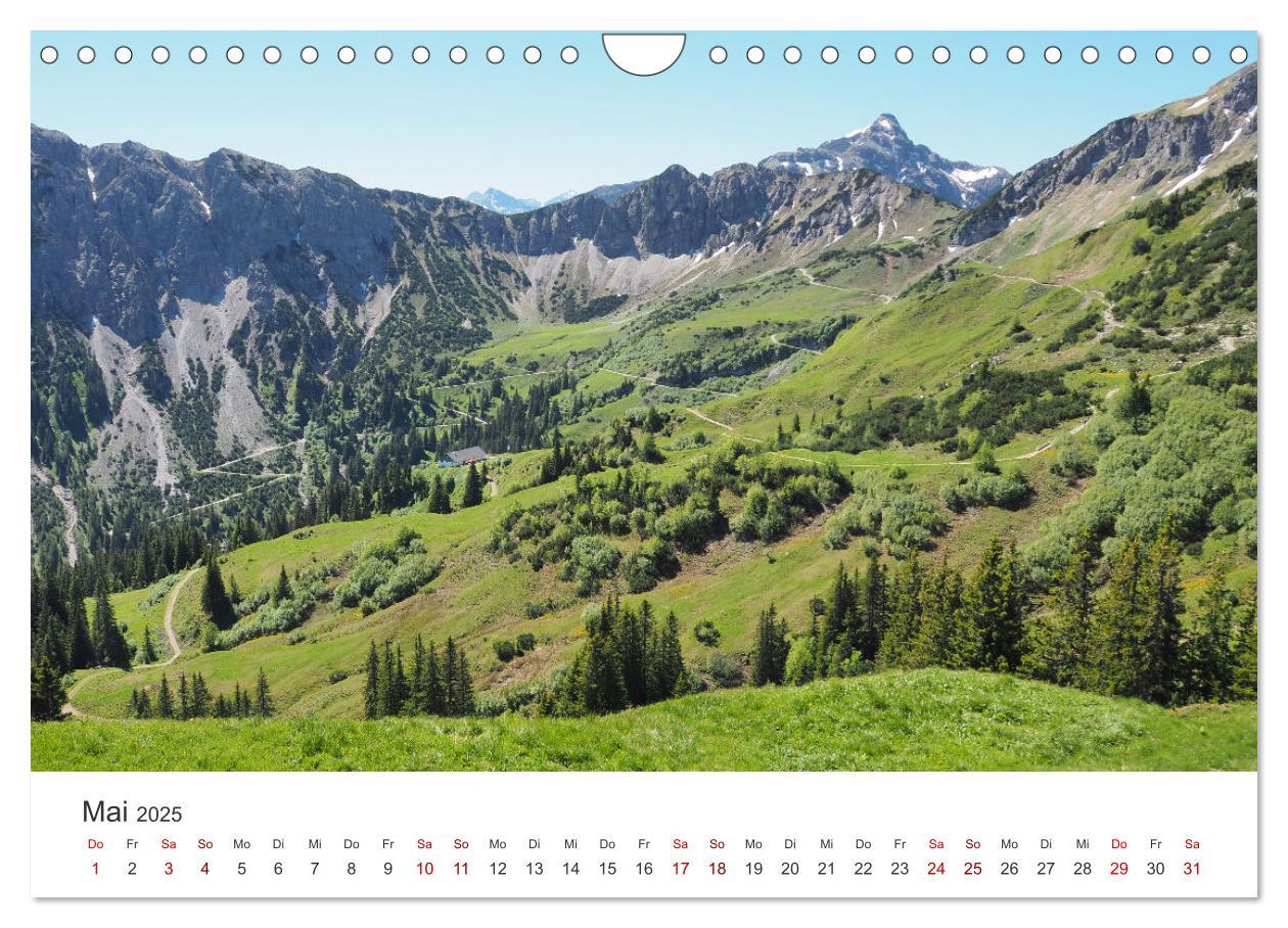 Bild: 9783383989759 | Bergerlebnisse im Tannheimer Tal (Wandkalender 2025 DIN A4 quer),...