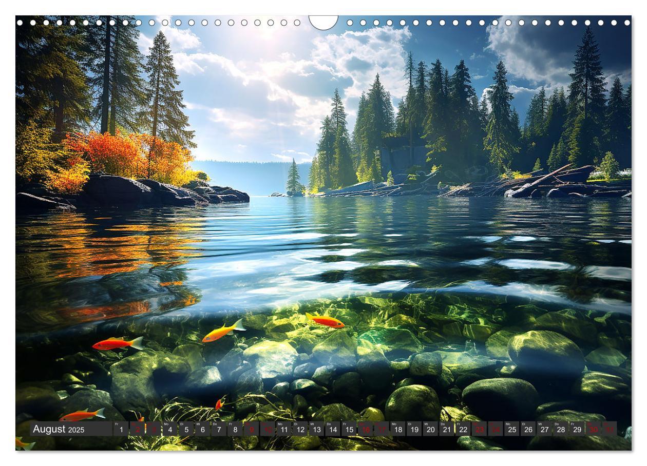 Bild: 9783383876745 | Kalte klare Welt (Wandkalender 2025 DIN A3 quer), CALVENDO...