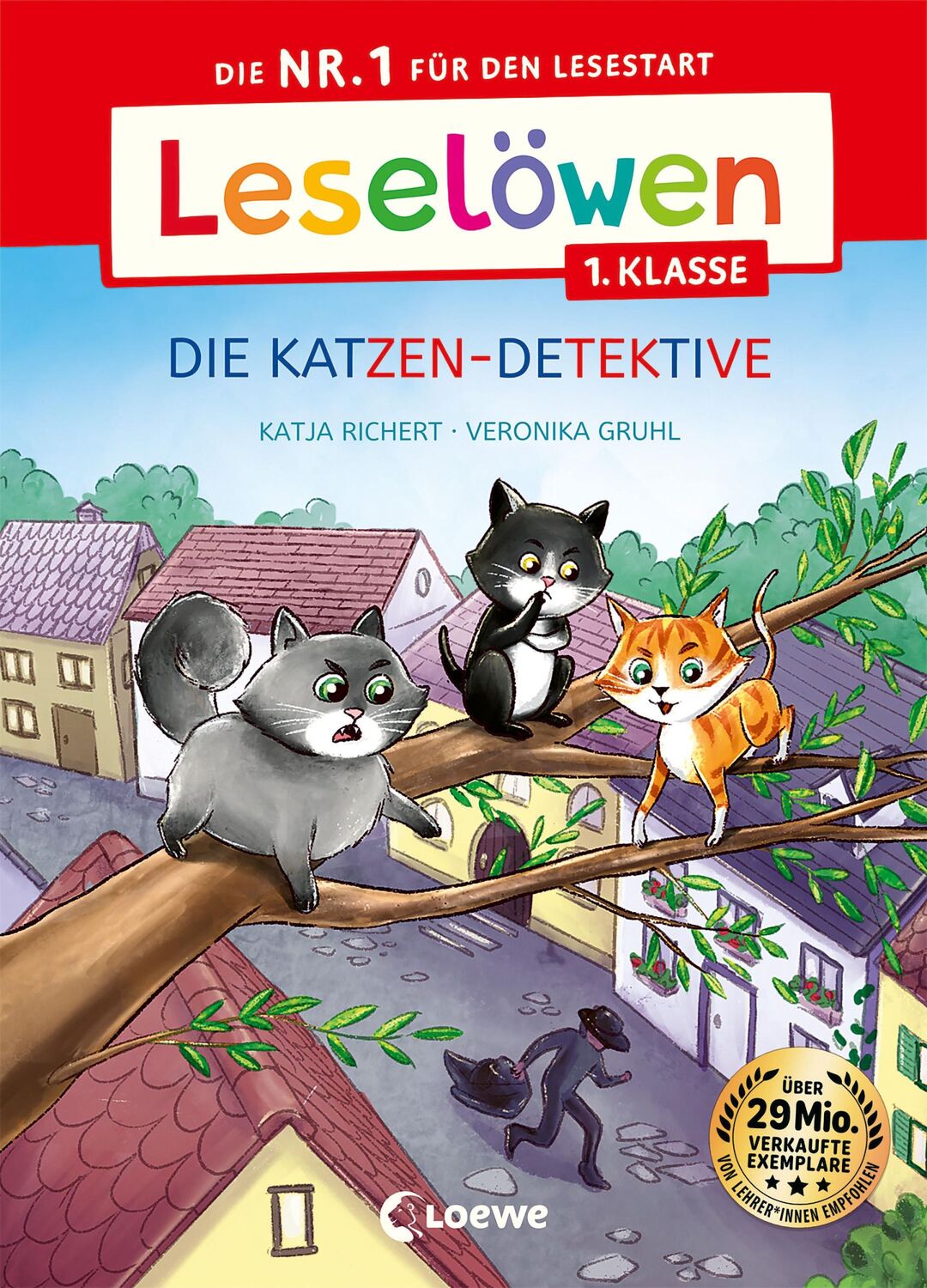 Cover: 9783743216617 | Leselöwen 1. Klasse - Die Katzen-Detektive (Großbuchstabenausgabe)