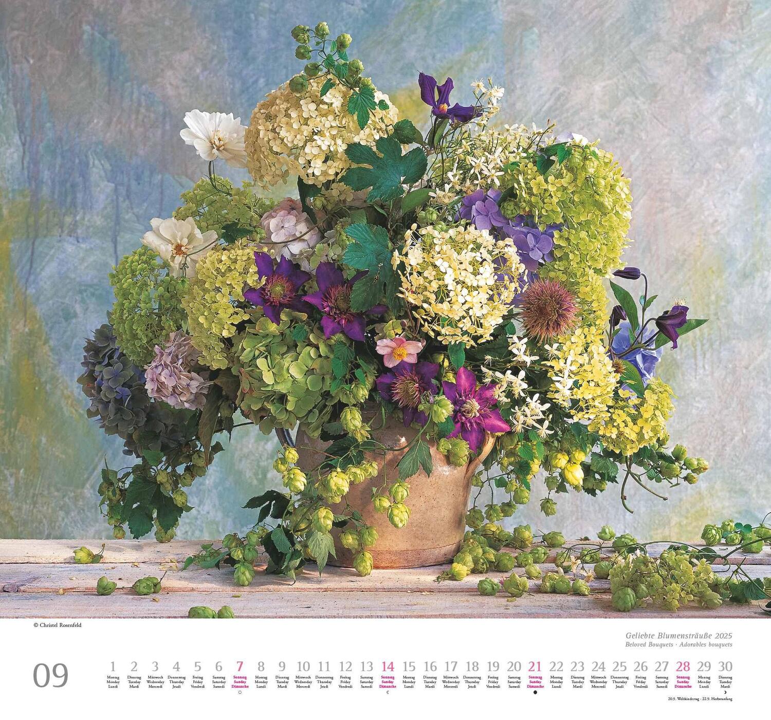 Bild: 4250809653075 | Geliebte Blumensträuße 2025 - DUMONT Wandkalender - mit allen...