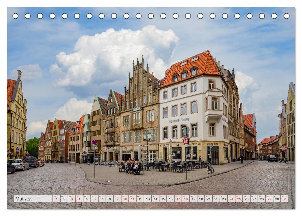 Bild: 9783435213030 | Münster Impressionen (Tischkalender 2025 DIN A5 quer), CALVENDO...