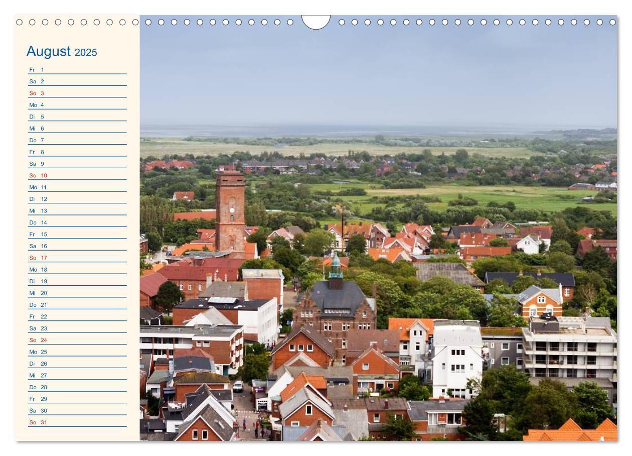 Bild: 9783435507658 | Urlaub auf Borkum (Wandkalender 2025 DIN A3 quer), CALVENDO...