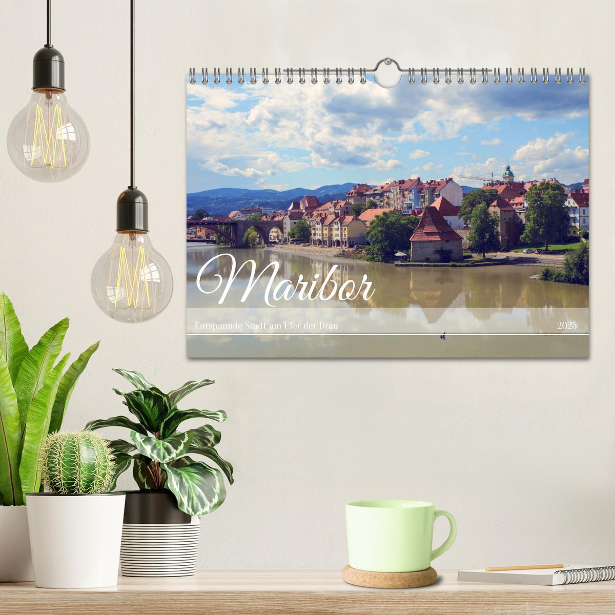 Bild: 9783457128725 | Maribor - Entspannde Stadt am Ufer der Drau (Wandkalender 2025 DIN...