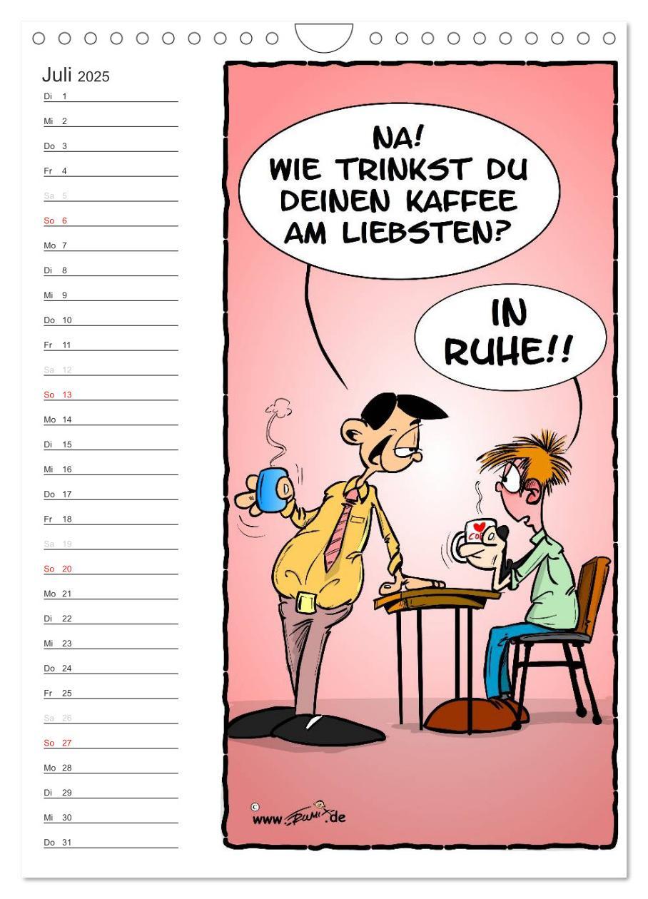 Bild: 9783457045763 | Trumix Cartoons - Autsch, das tut weh! (Wandkalender 2025 DIN A4...