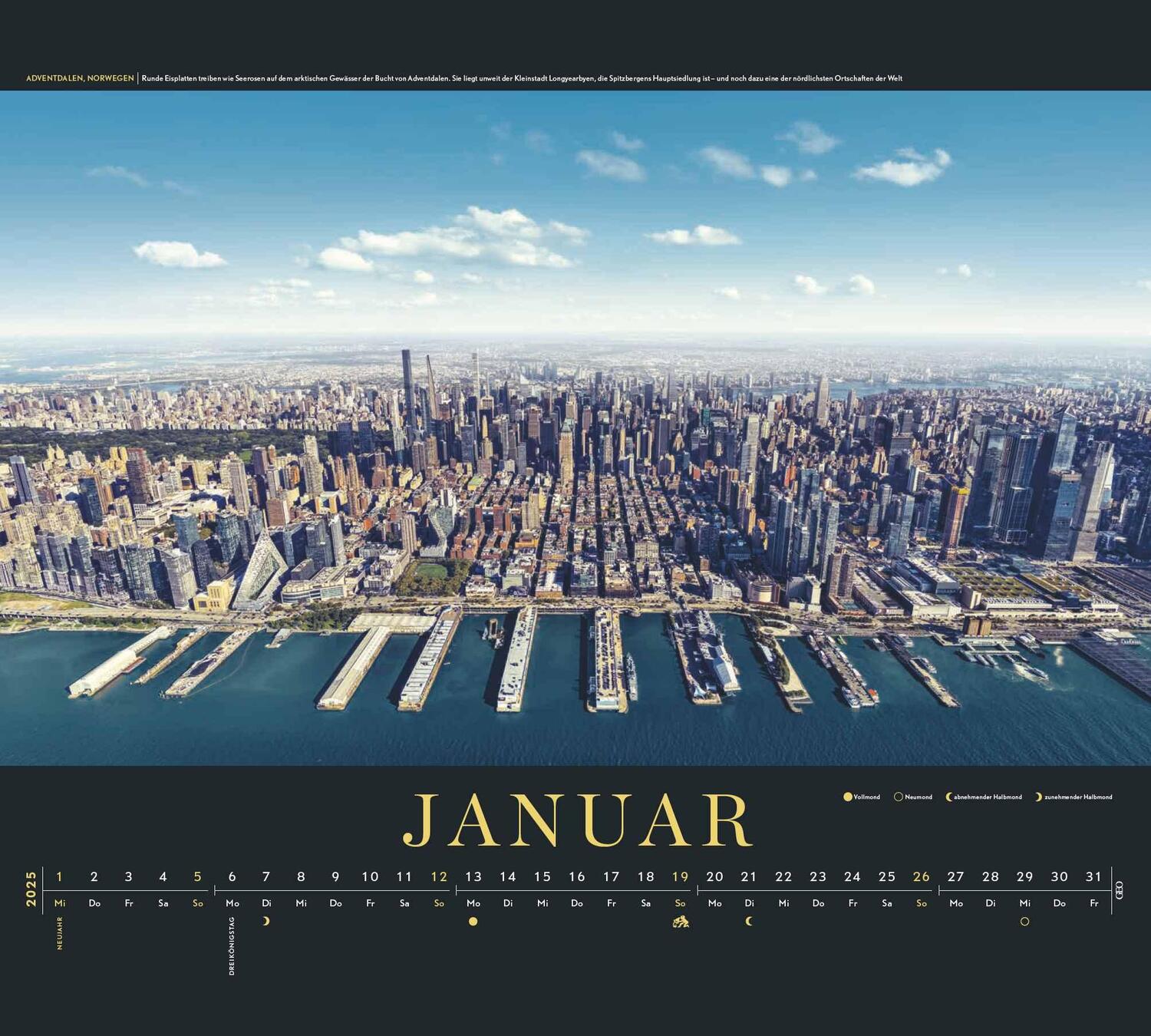 Bild: 4002725988805 | GEO New York 2025 - Wand-Kalender - Reise-Kalender -...