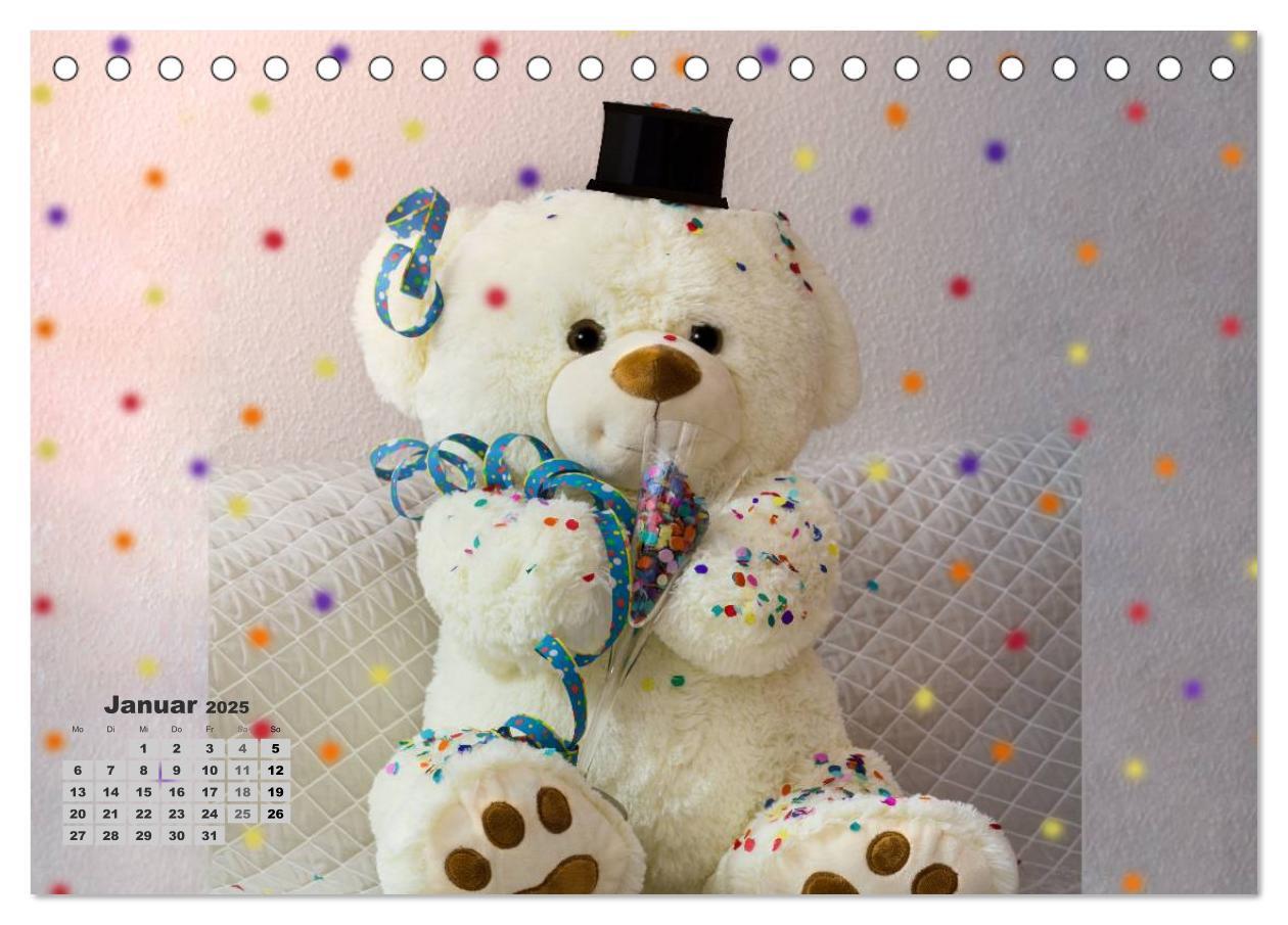 Bild: 9783435501601 | Teddys, wollen wir Kalender anschauen? (Tischkalender 2025 DIN A5...