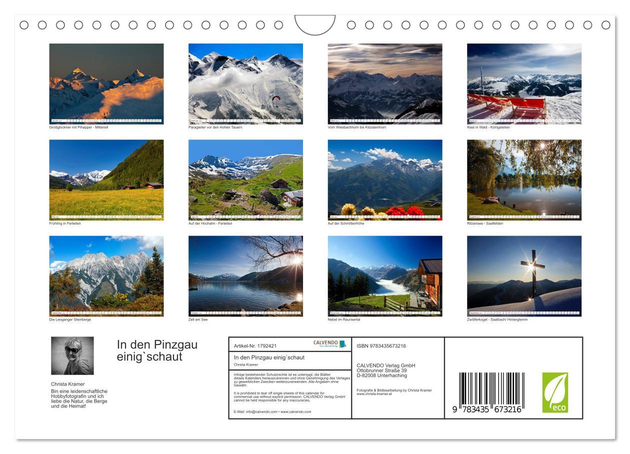 Bild: 9783435673216 | In den Pinzgau einig`schaut (Wandkalender 2025 DIN A4 quer),...