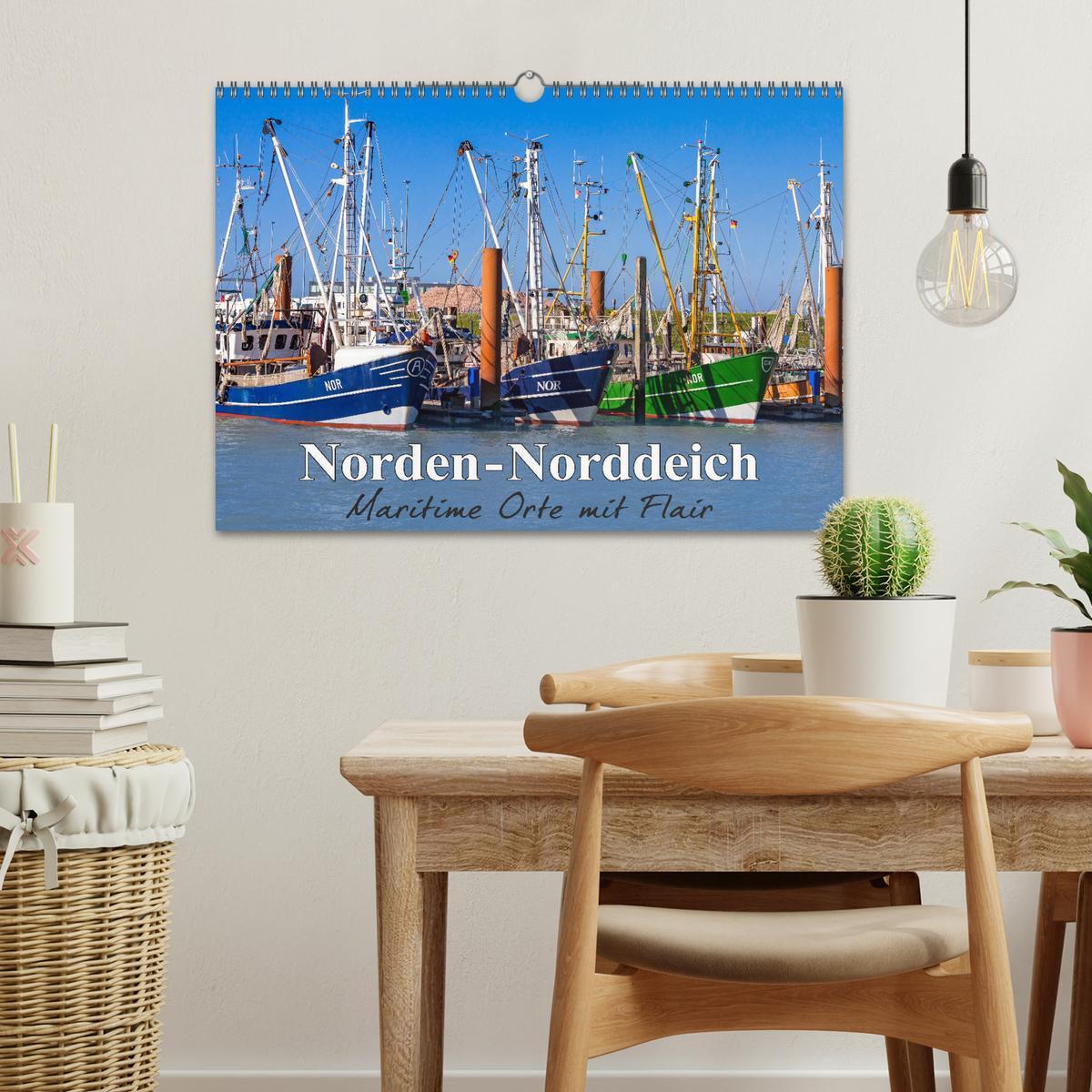 Bild: 9783435490684 | Norden-Norddeich. Maritime Orte mit Flair (Wandkalender 2025 DIN A3...