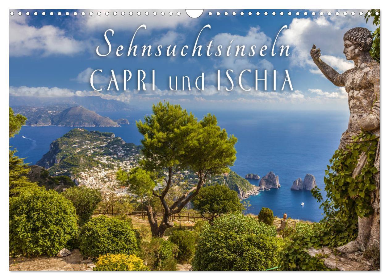 Cover: 9783435458004 | Sehnsuchtsinseln Capri und Ischia (Wandkalender 2025 DIN A3 quer),...