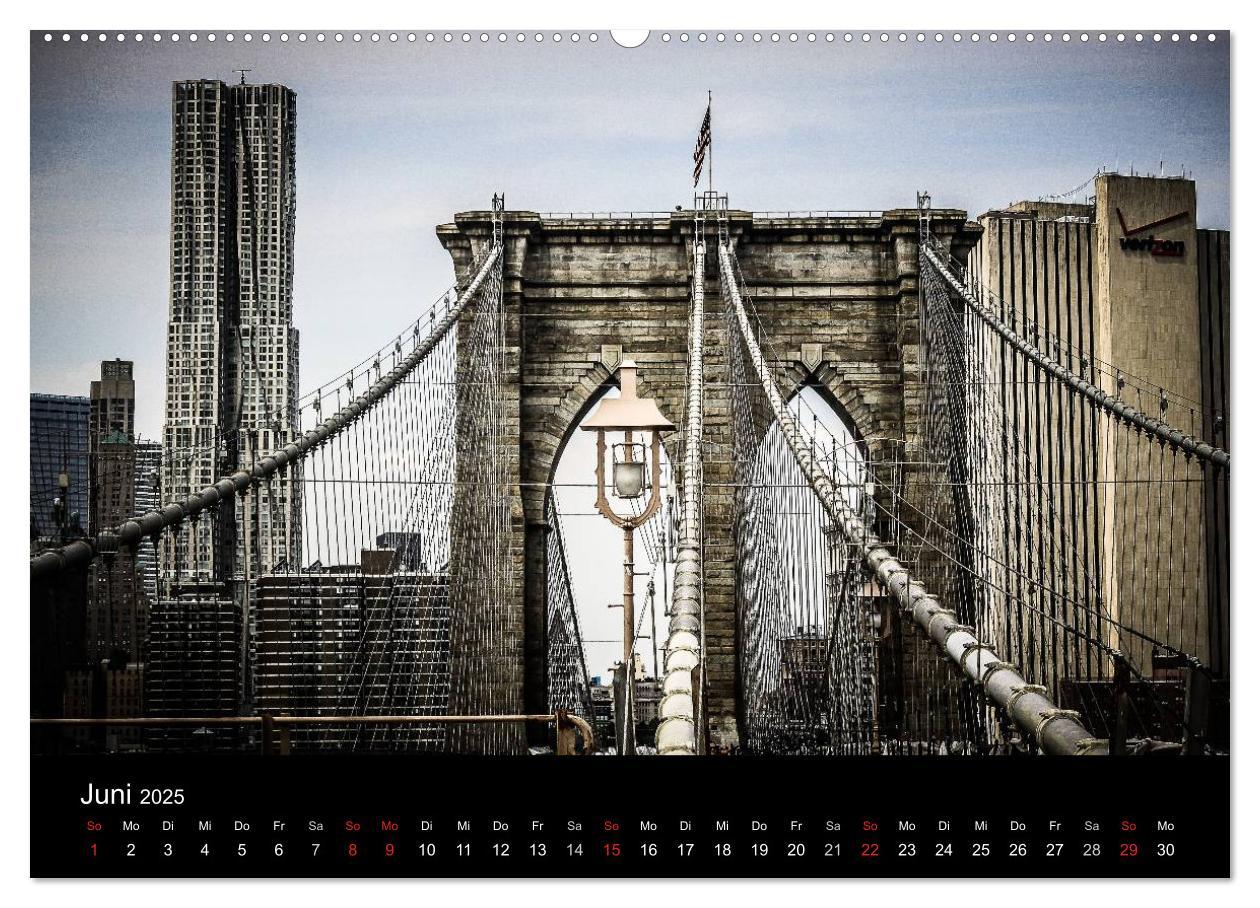 Bild: 9783435795352 | Brooklyn Bridge - New York City (Wandkalender 2025 DIN A2 quer),...