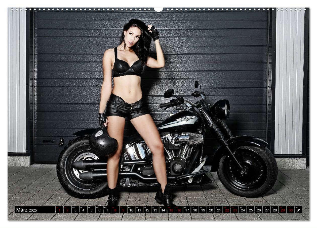 Bild: 9783435096244 | Motorräder und Sexy Girls (hochwertiger Premium Wandkalender 2025...