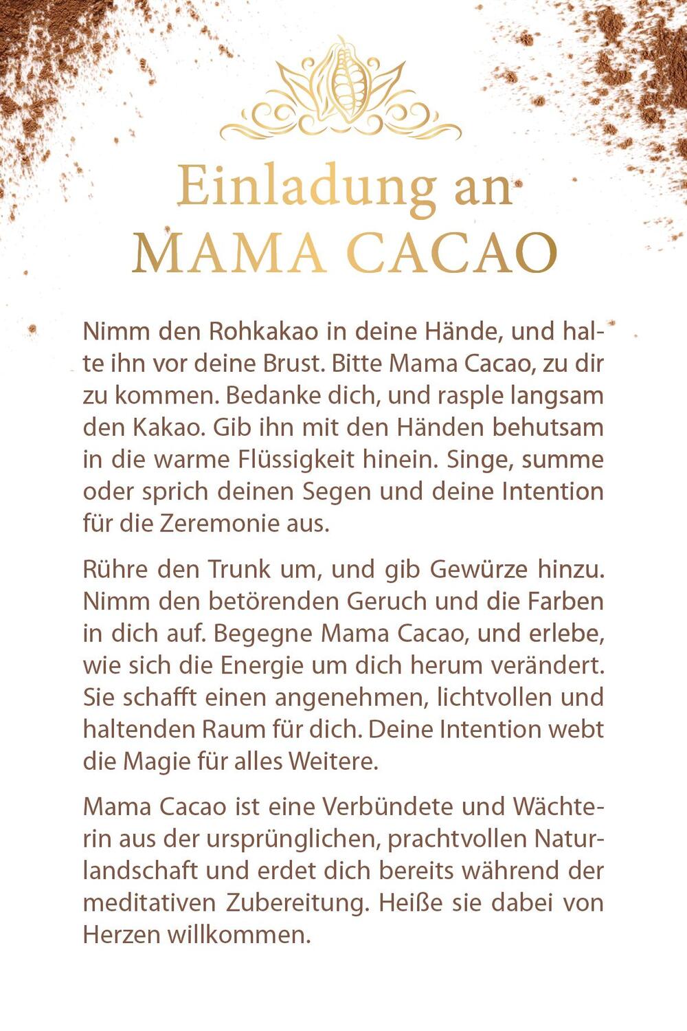 Bild: 9783843492232 | Heiliger Cacao - Entdecke das herzöffnende schamanische Ritual | Buch