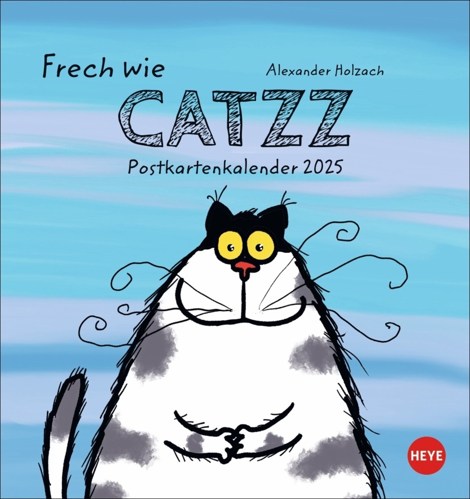 Cover: 9783756406951 | Catzz Postkartenkalender 2025 | Alexander Holzach | Kalender | 13 S.