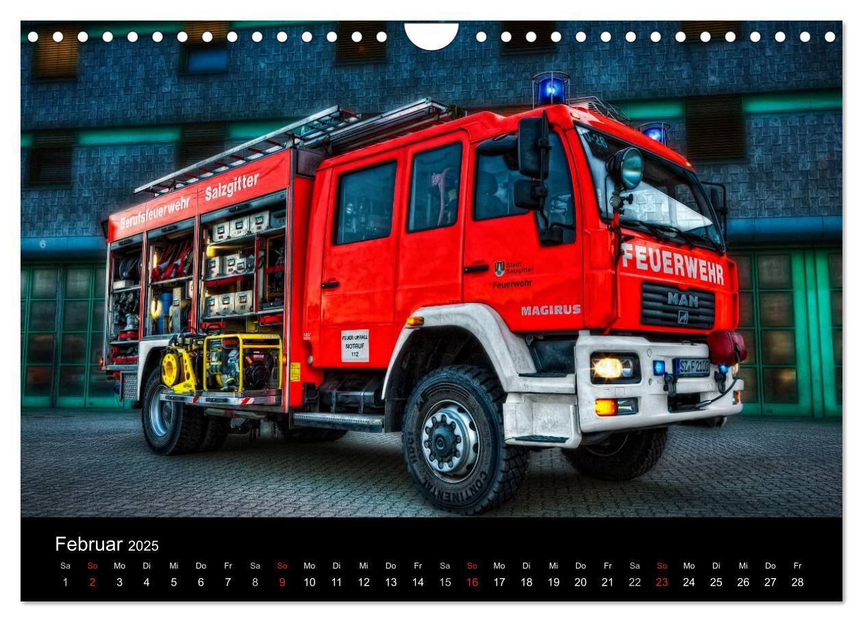 Bild: 9783435751068 | Berufsfeuerwehr Salzgitter (Wandkalender 2025 DIN A4 quer),...