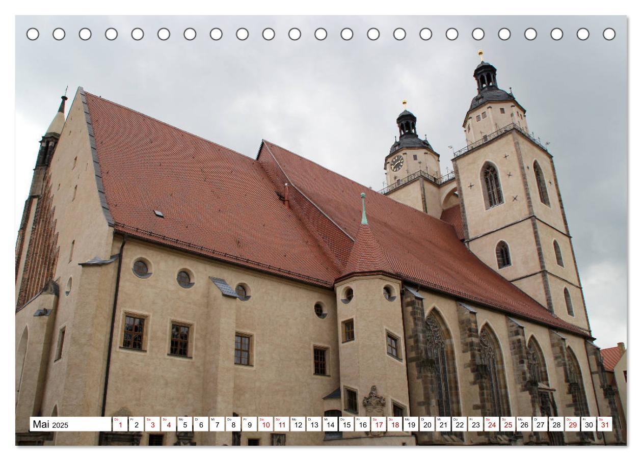 Bild: 9783435430451 | Die Lutherstadt Wittenberg (Tischkalender 2025 DIN A5 quer),...