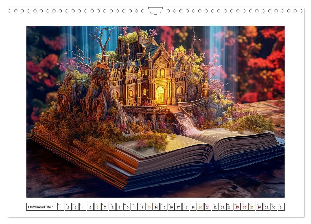 Bild: 9783383892875 | Zauberbuch - Terra Magica (Wandkalender 2025 DIN A3 quer), CALVENDO...