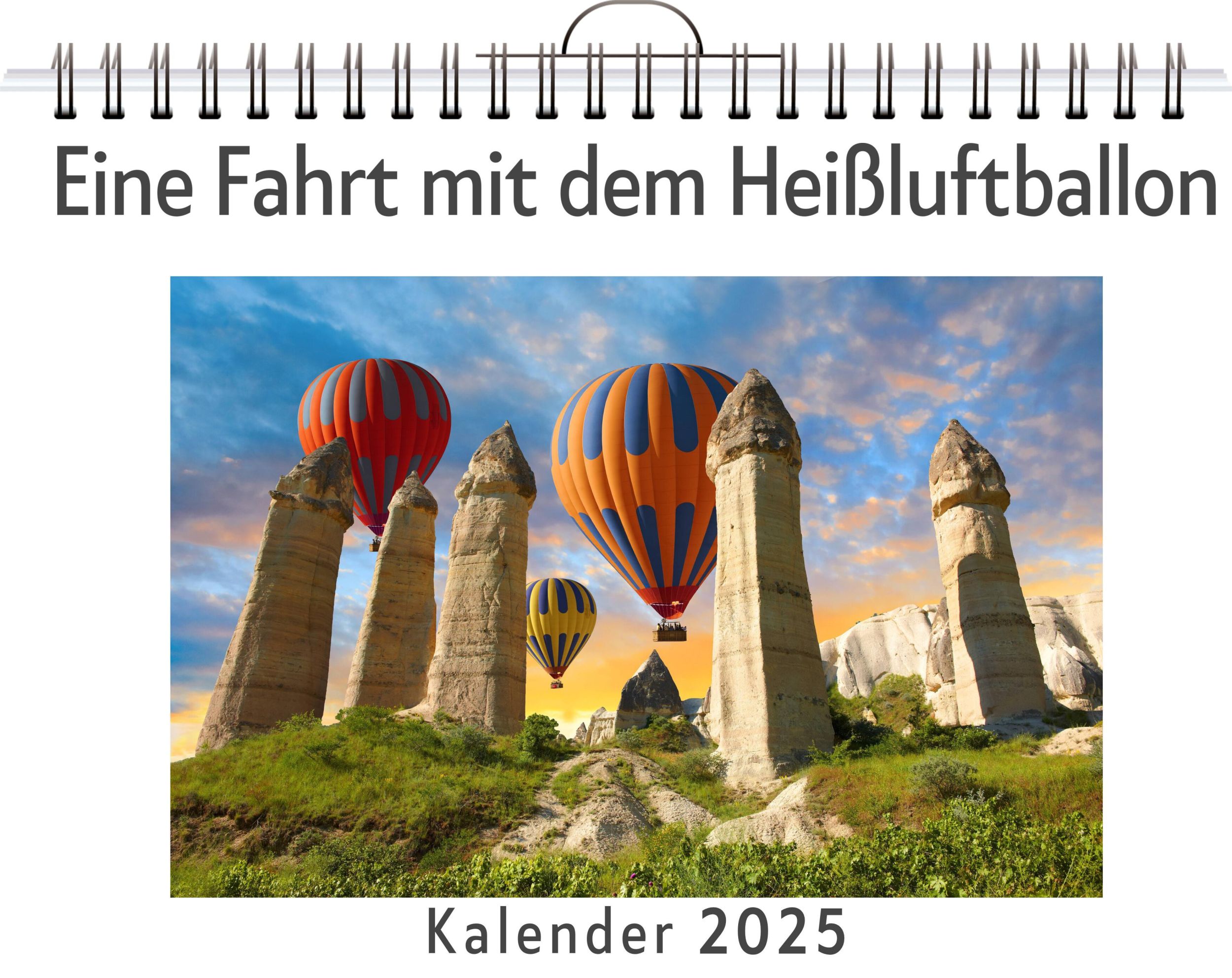 Cover: 9783759122681 | Eine Fahrt mit dem Heißluftballon - (Wandkalender 2025, Kalender...