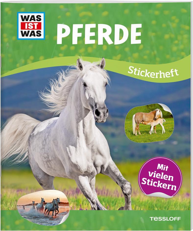 Cover: 9783788621544 | WAS IST WAS Stickerheft Pferde | Mit vielen Stickern | Anja Starigk