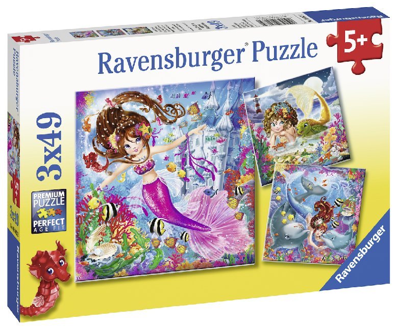 Bild: 4005556080632 | Ravensburger Kinderpuzzle - 08063 Bezaubernde Meerjungfrauen -...