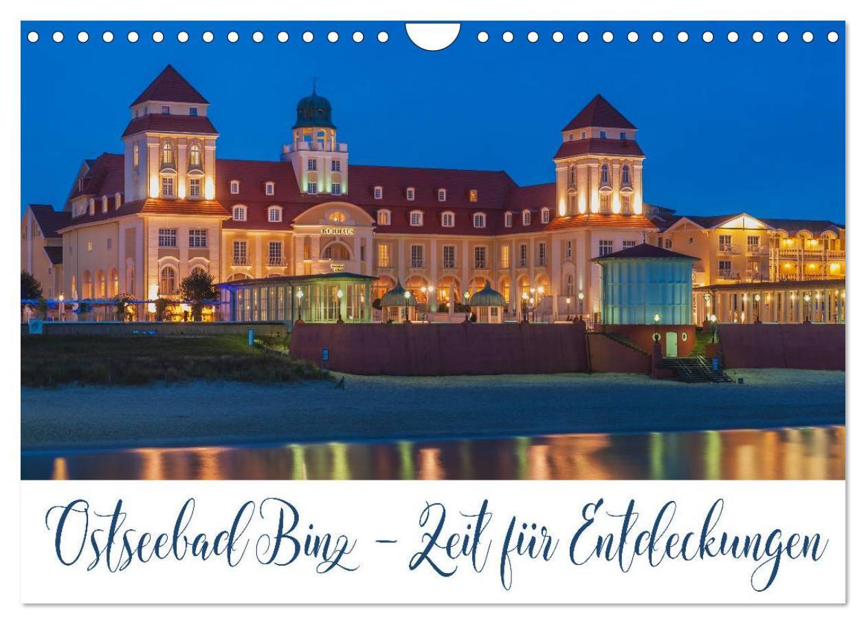 Cover: 9783435485031 | Ostseebad Binz ¿ Zeit für Erholung (Wandkalender 2025 DIN A4 quer),...