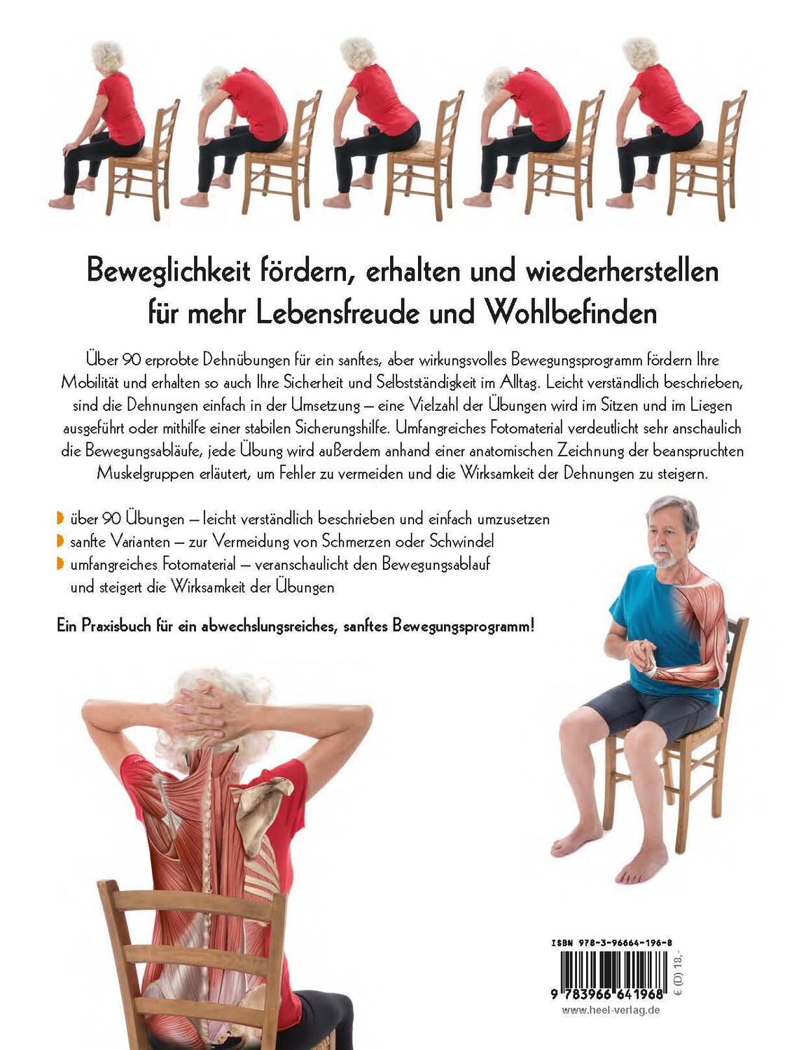 Rückseite: 9783966641968 | Stretching für Senioren | Über 90 Dehnübungen für mehr Beweglichkeit