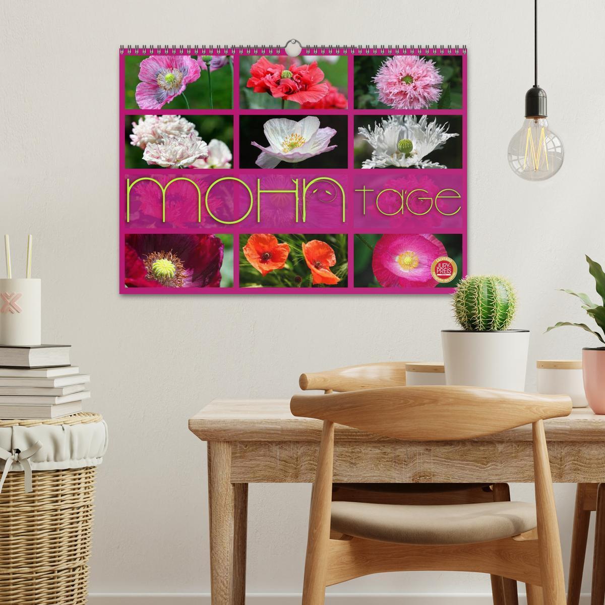 Bild: 9783435734160 | Mohn Tage (Wandkalender 2025 DIN A3 quer), CALVENDO Monatskalender