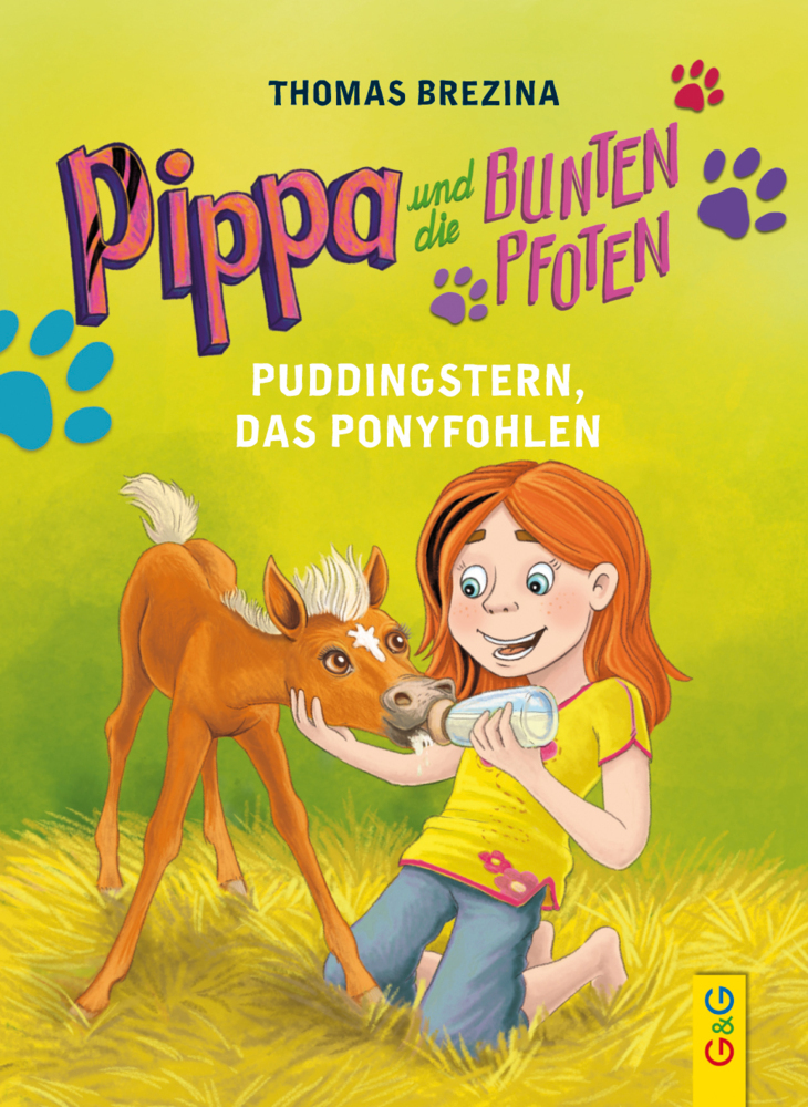 Cover: 9783707420739 | Pippa und die Bunten Pfoten - Puddingstern, das Ponyfohlen | Brezina