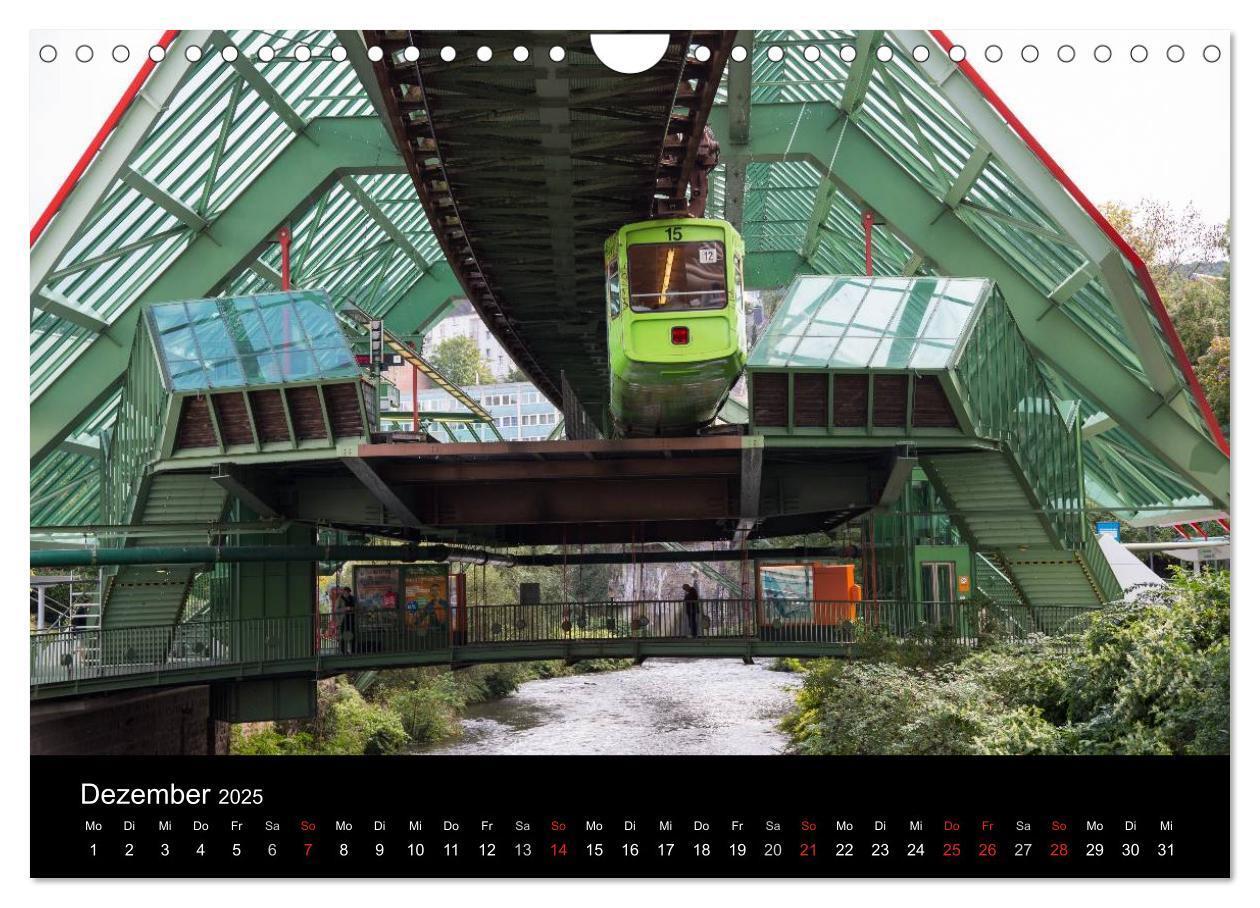 Bild: 9783435527618 | Die Wuppertaler Schwebebahn (Wandkalender 2025 DIN A4 quer),...