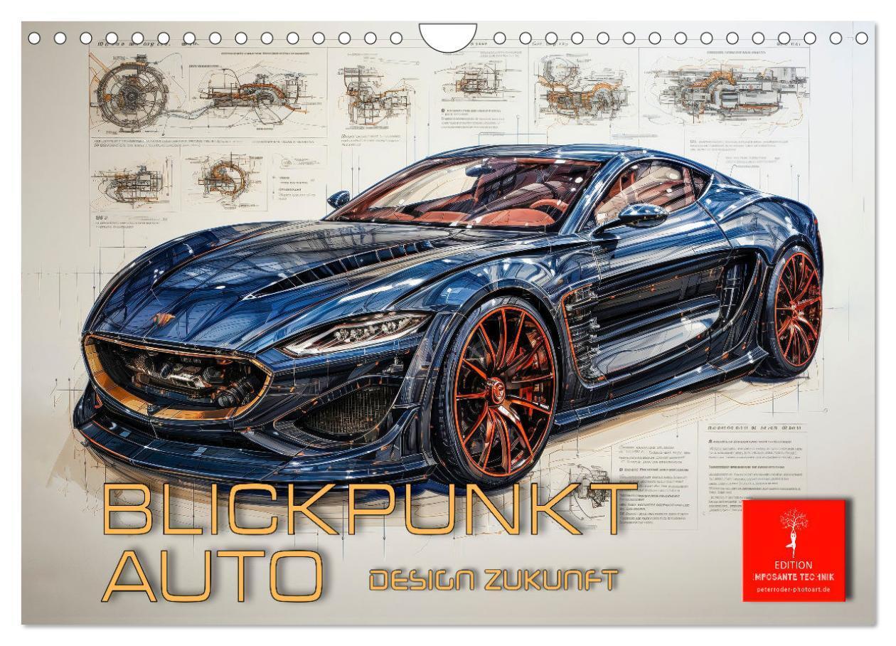 Cover: 9783383852657 | Blickpunkt Auto Design Zukunft (Wandkalender 2025 DIN A4 quer),...