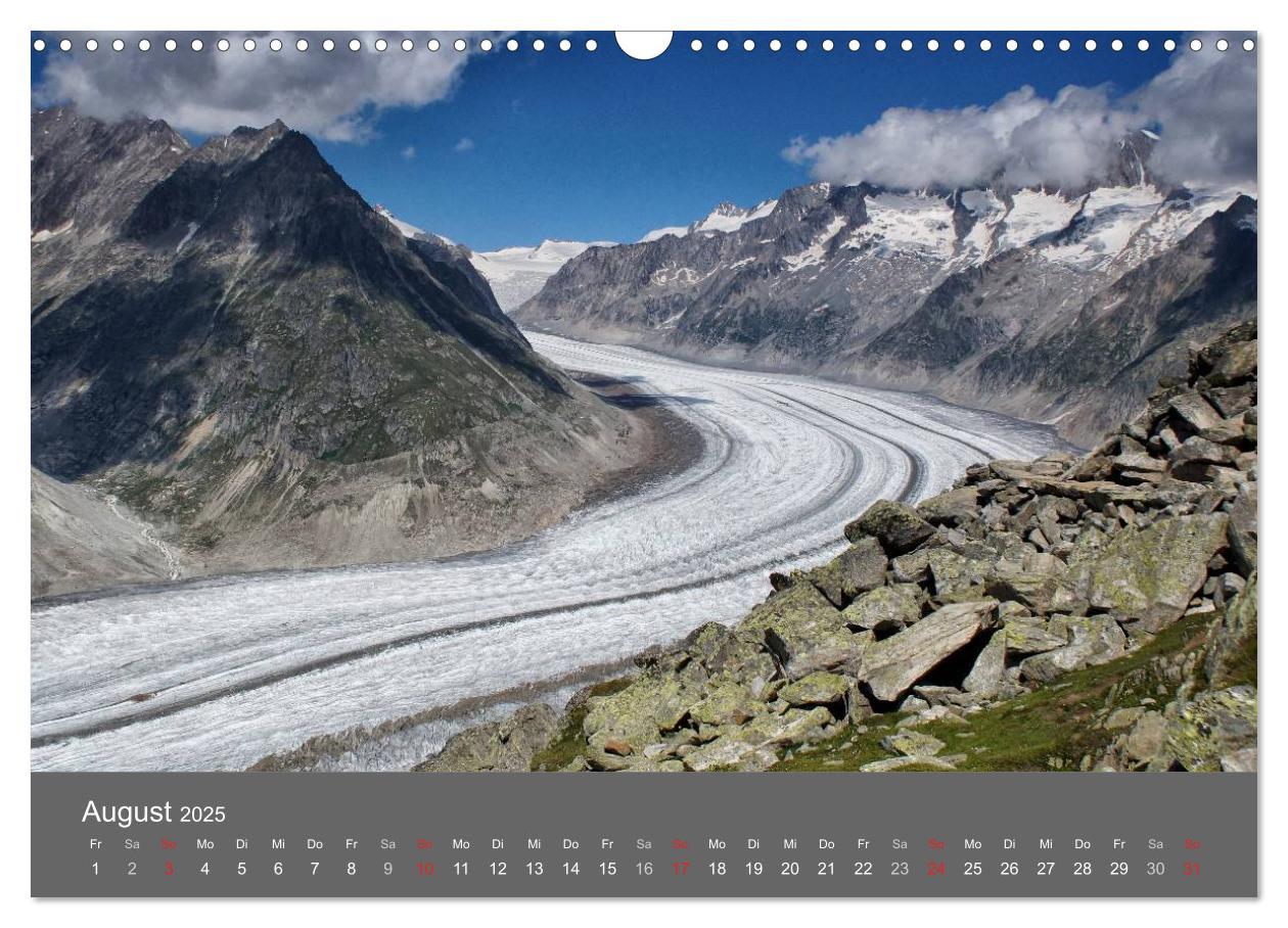 Bild: 9783435611539 | Wallis. Perle der Schweiz (Wandkalender 2025 DIN A3 quer), CALVENDO...