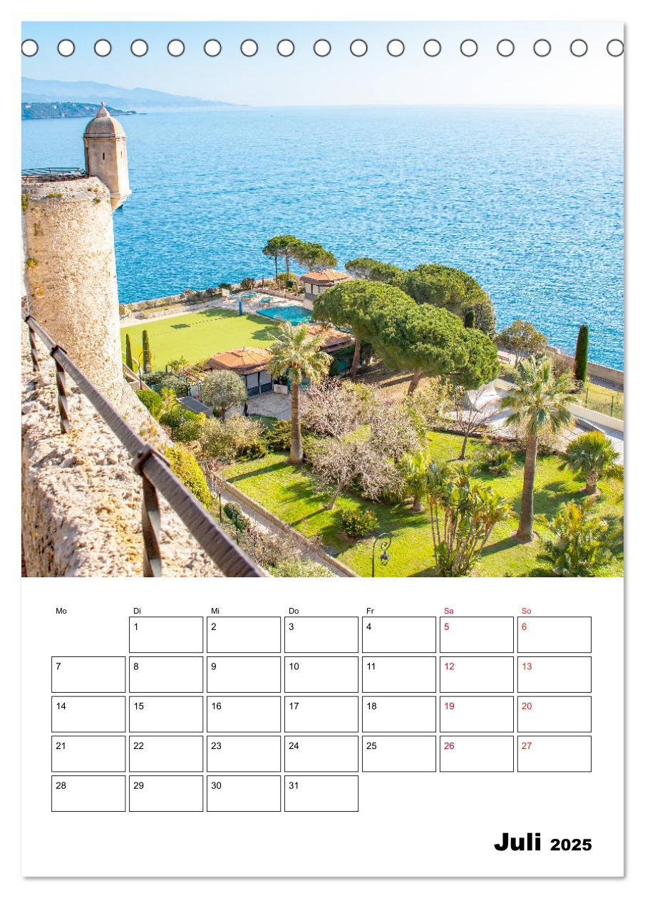 Bild: 9783435939619 | Monaco - Fürstentum an der Côte d'Azur (Tischkalender 2025 DIN A5...