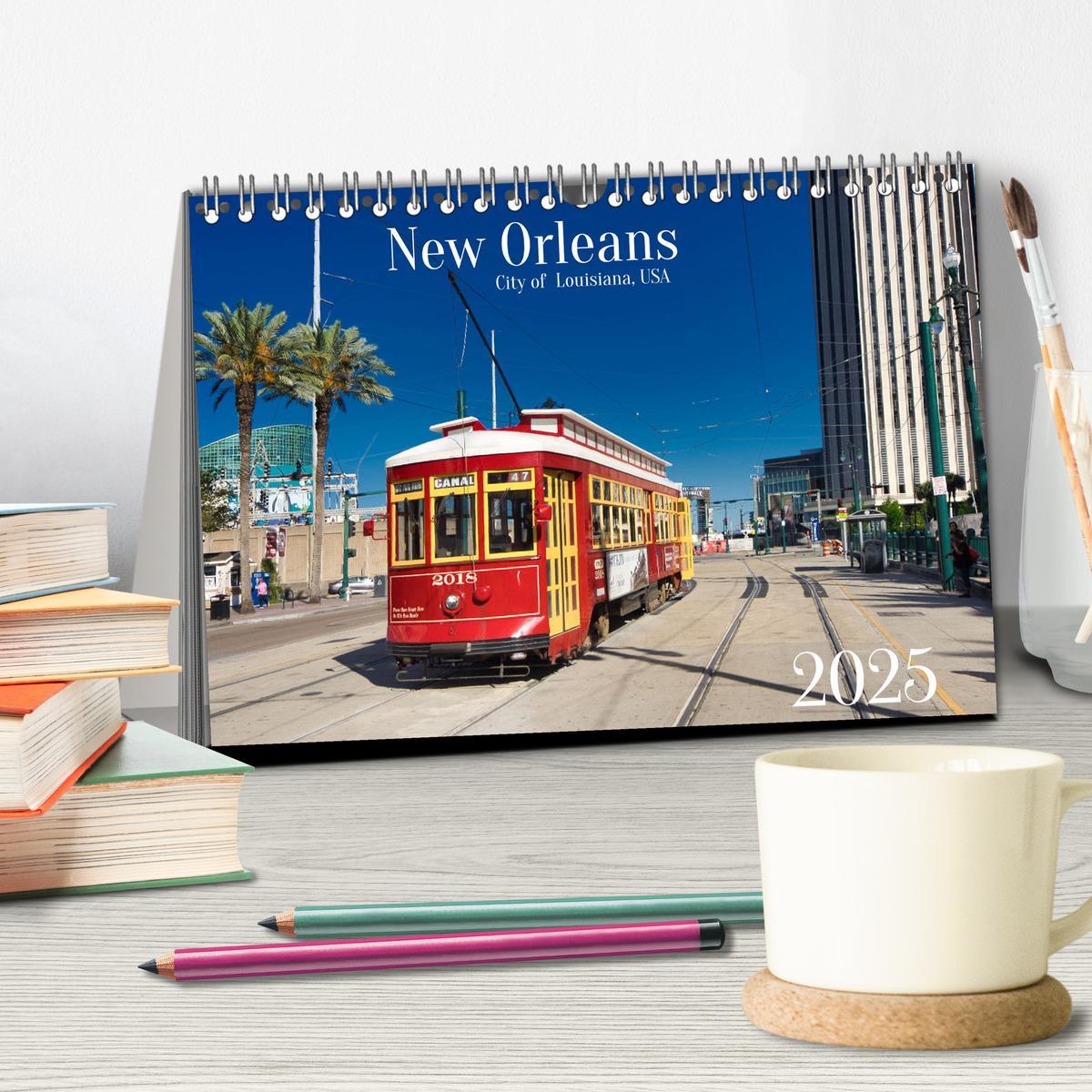 Bild: 9783383879982 | New Orleans Louisiana, USA (Tischkalender 2025 DIN A5 quer),...