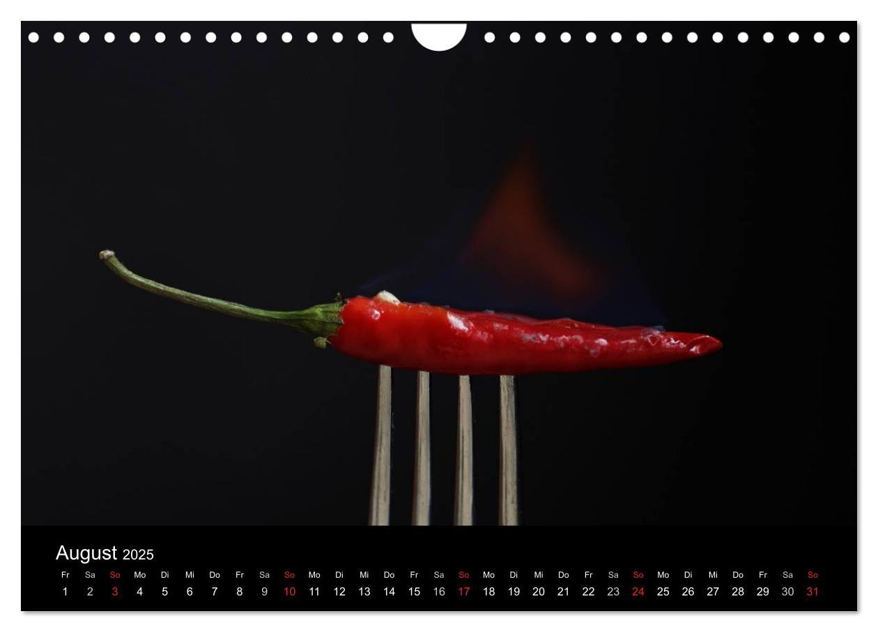 Bild: 9783435824335 | Hot Chili Küchen Kalender (Wandkalender 2025 DIN A4 quer), CALVENDO...