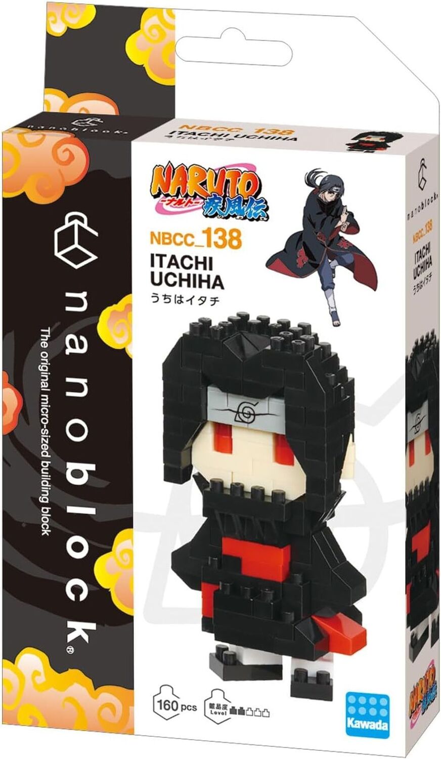 Cover: 4972825224250 | Nanoblock - Naruto Shippuden - Itachi Uchiwa - 160 Teile | Kawada