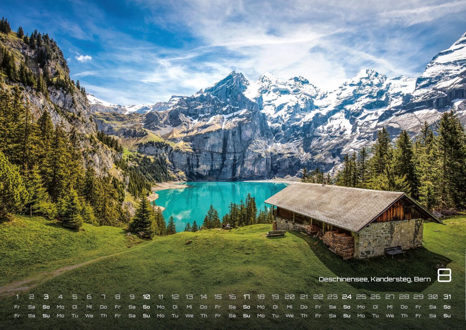 Bild: 9783986734350 | Schweiz - 2025 - Kalender DIN A2 | GP-Fever. de | Kalender | Deutsch