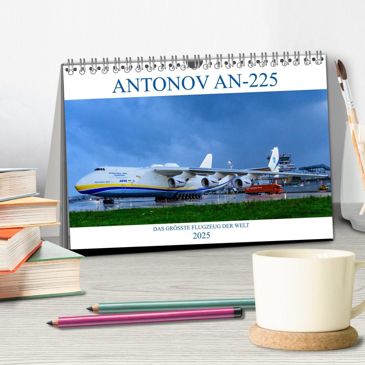 Bild: 9783383994814 | ANTONOV AN-225 "MRIJA" (Tischkalender 2025 DIN A5 quer), CALVENDO...