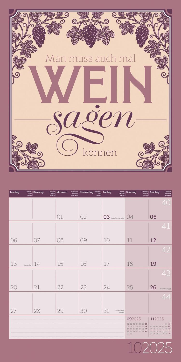 Bild: 9783838445342 | Einspruch Kalender 2025 - 30x30 | Ackermann Kunstverlag | Kalender