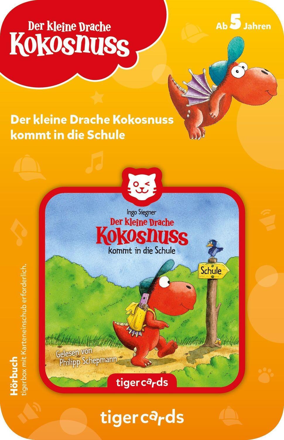 Bild: 4260535480401 | tigercard - Der kleine Drache Kokosnuss - kommt in die Schule | Stück