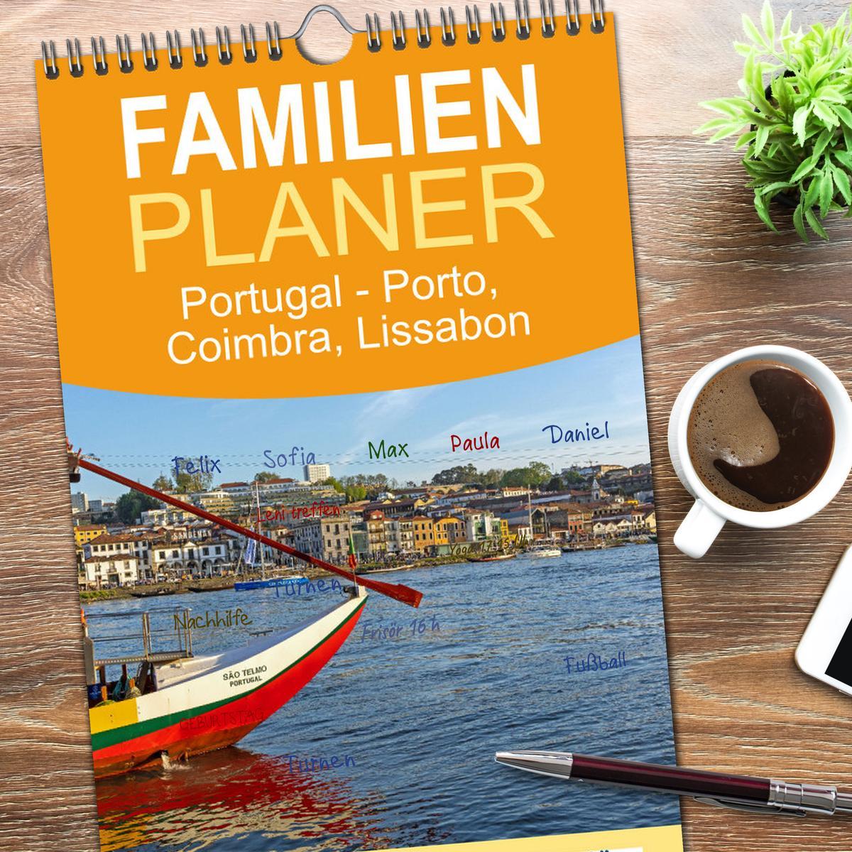 Bild: 9783457233887 | Familienplaner 2025 - Portugal - Porto, Coimbra, Lissabon mit 5...