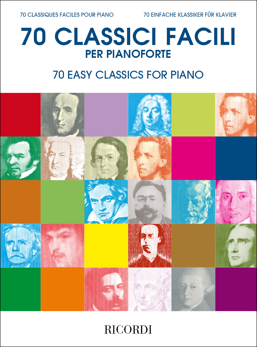 Cover: 9790041830384 | 70 Classici facili per pianoforte | Buch | 2017 | Ricordi