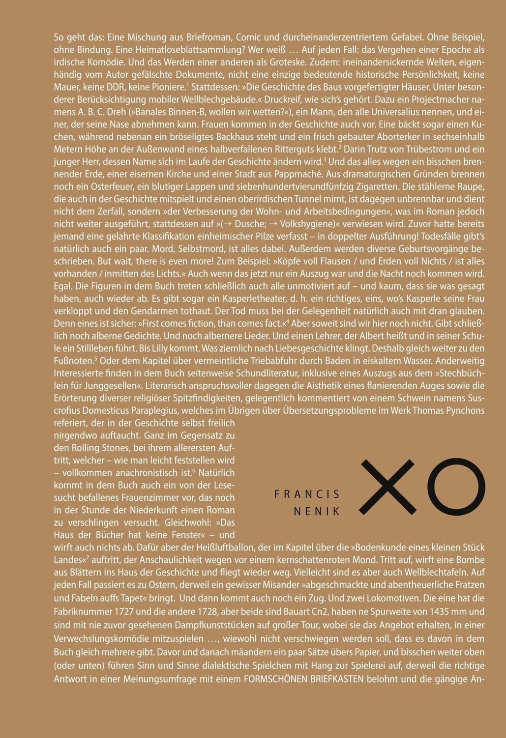 Cover: 9783944478098 | XO | Francis Nenik | Buch | HC runder Rücken mit Schutzumschlag | 2021