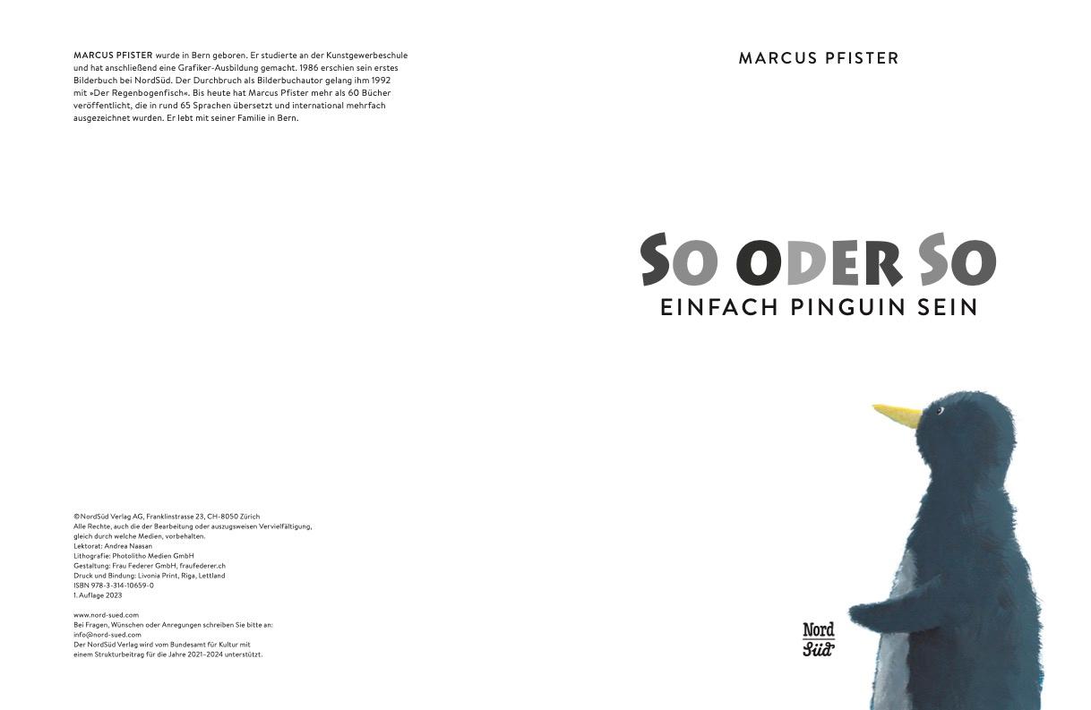 Bild: 9783314106590 | So oder so | Einfach Pinguin sein | Marcus Pfister | Buch | 32 S.