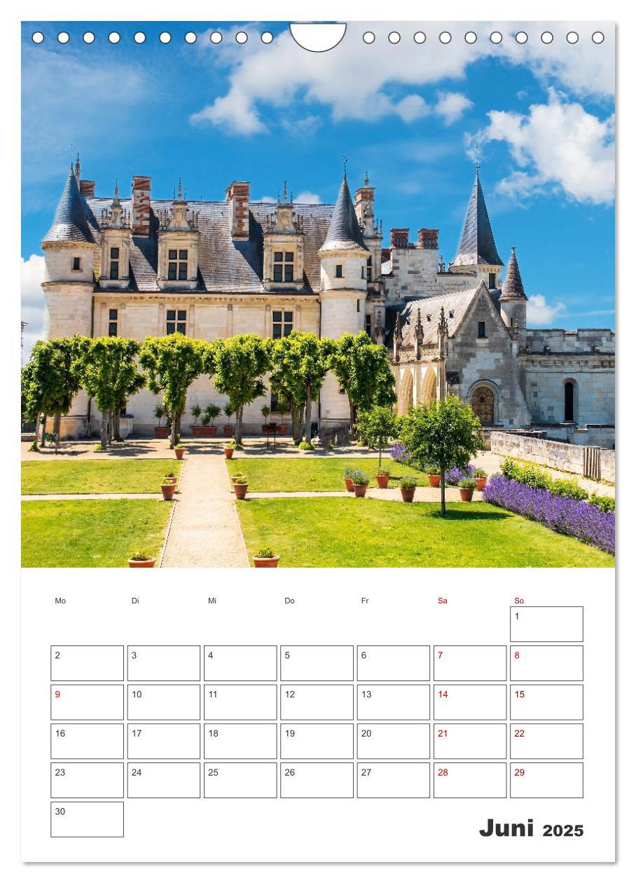 Bild: 9783435854516 | Schlösser der Loire - Reiseplaner (Wandkalender 2025 DIN A4 hoch),...